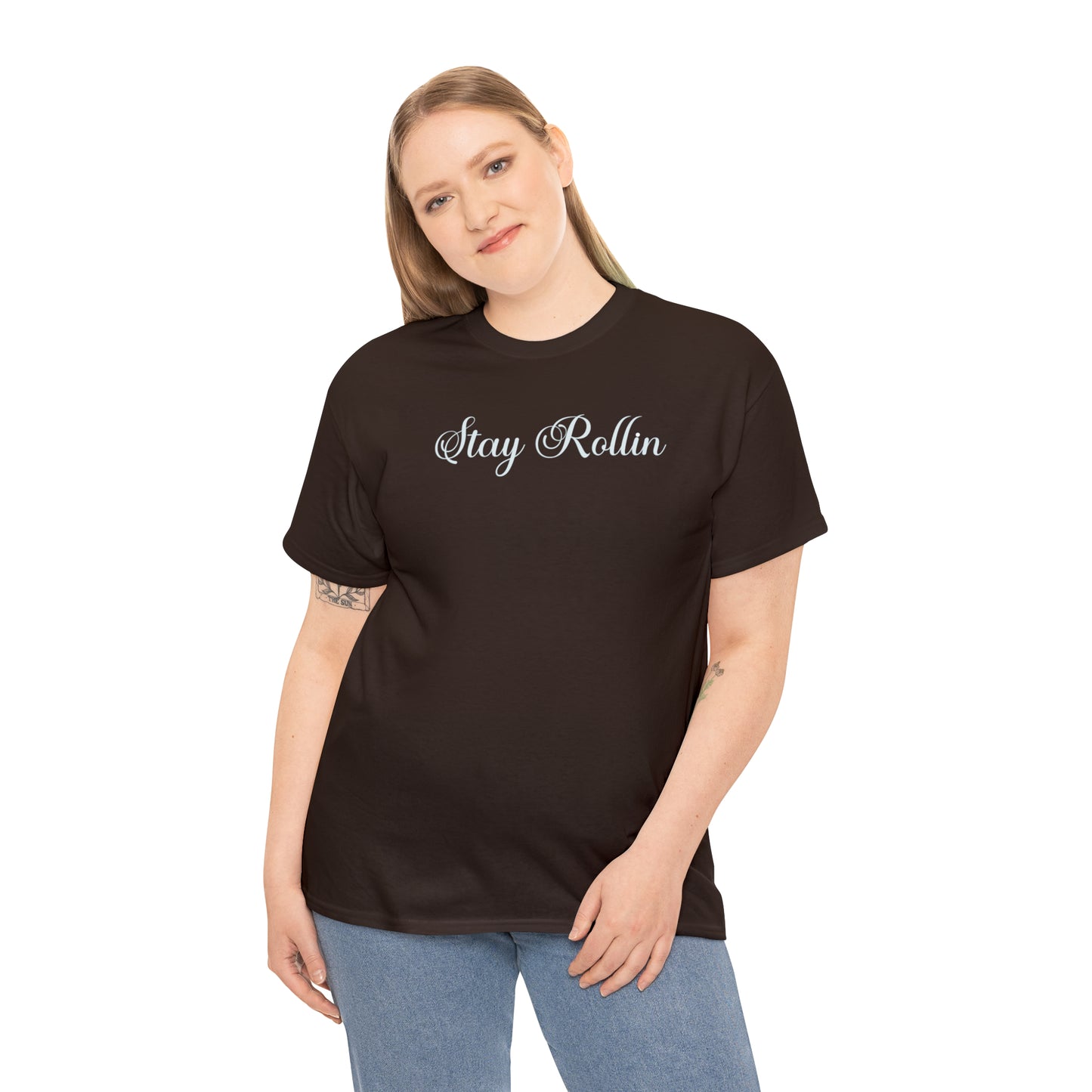 Stay Rollin Unisex Heavy Cotton Tee
