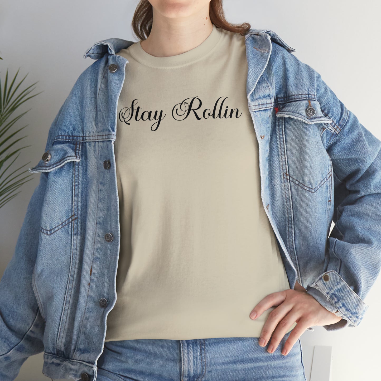 Stay Rollin Unisex Heavy Cotton Tee
