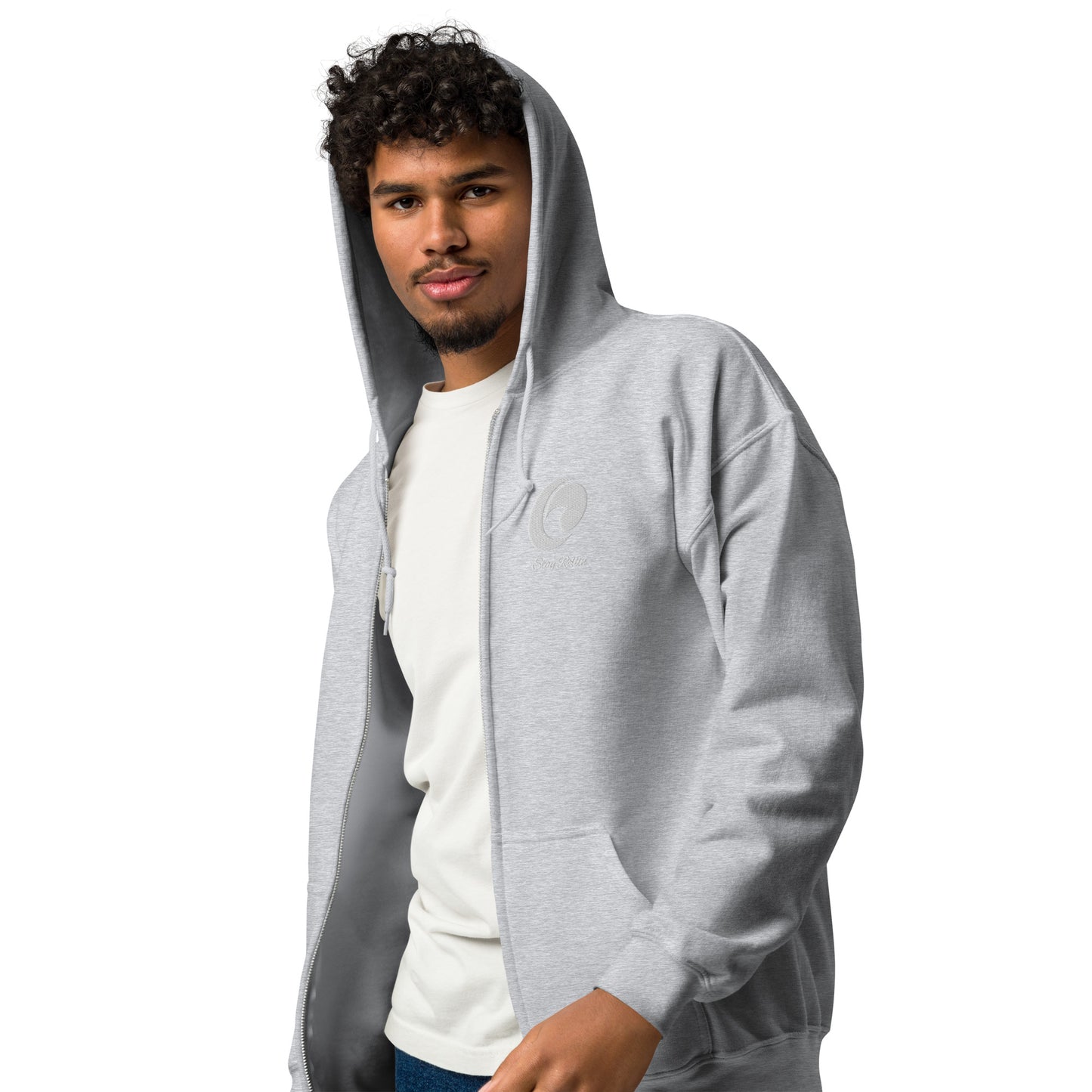 Stay Rollin zip hoodie
