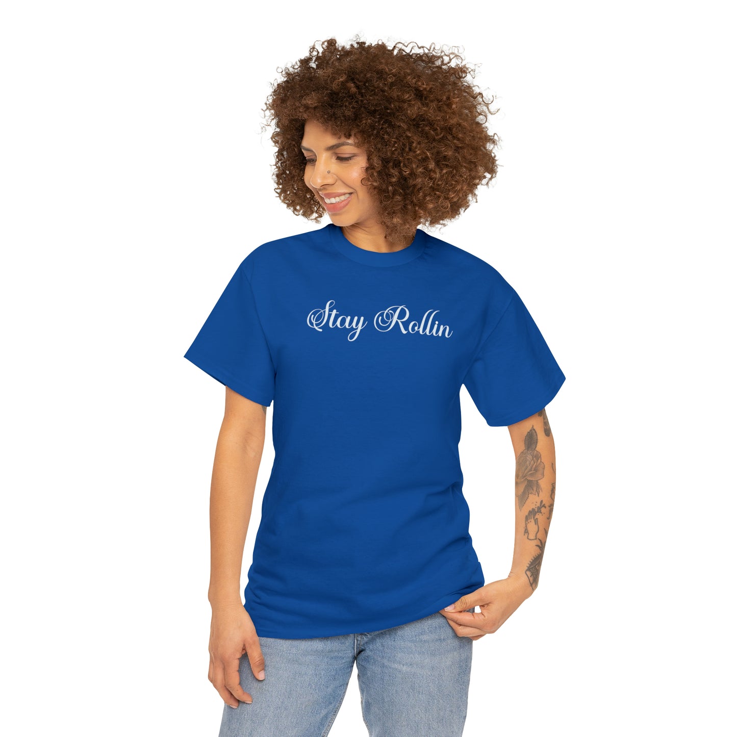 Stay Rollin Unisex Heavy Cotton Tee