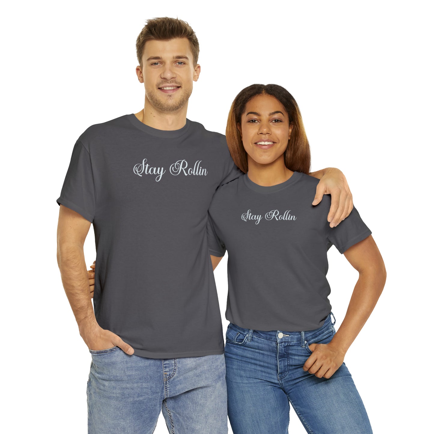 Stay Rollin Unisex Heavy Cotton Tee