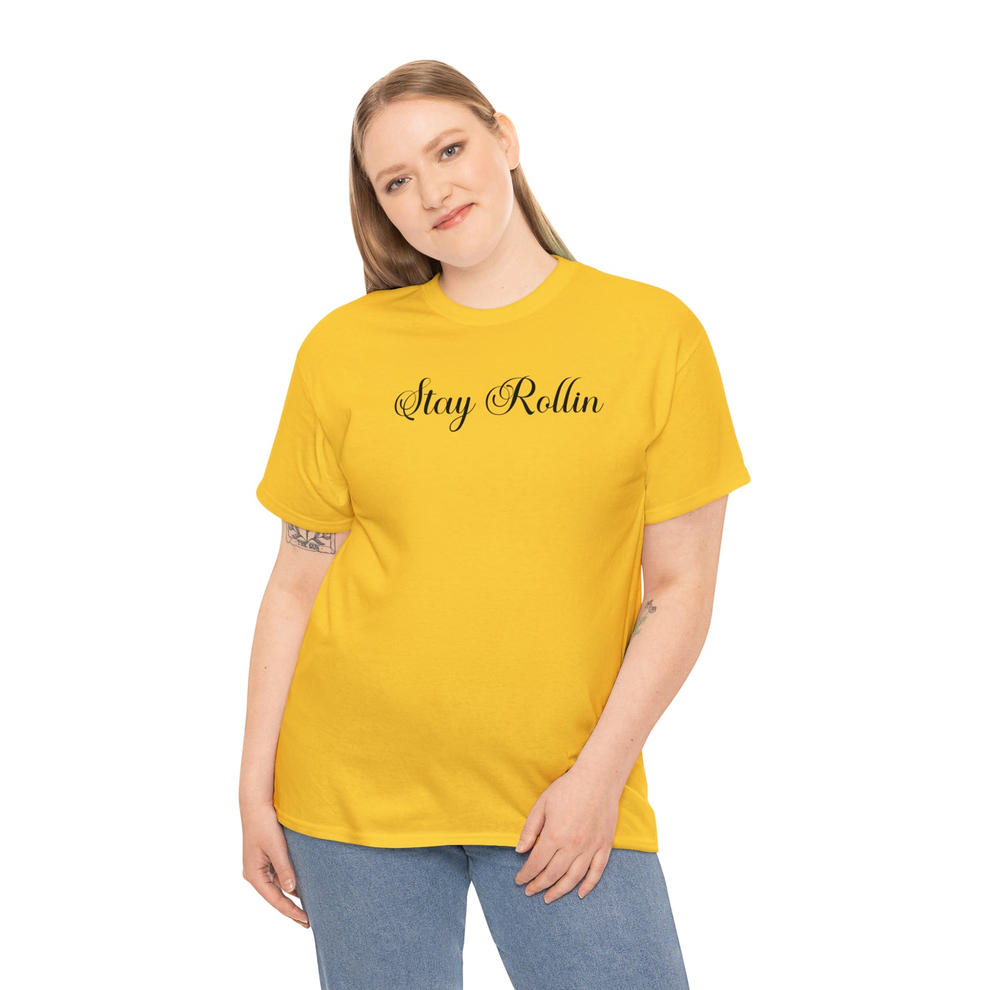 Stay Rollin Unisex Heavy Cotton Tee