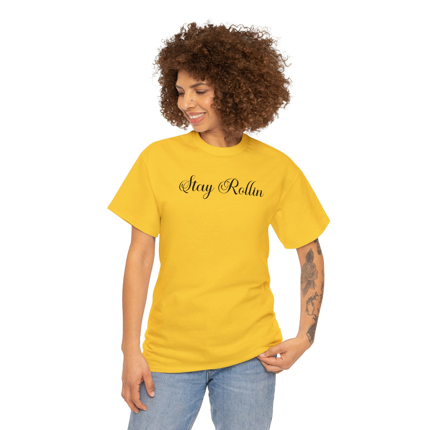 Stay Rollin Unisex Heavy Cotton Tee