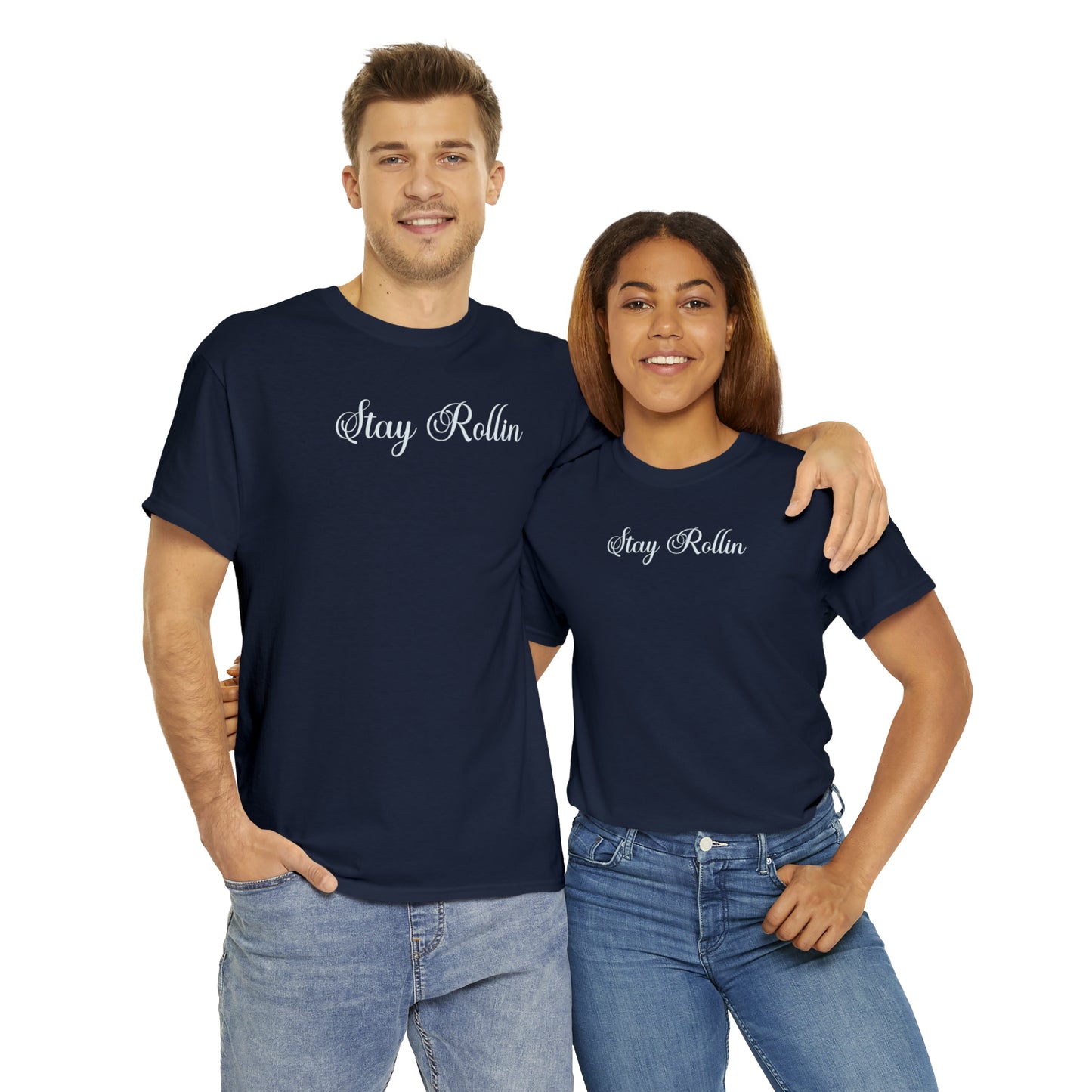 Stay Rollin Unisex Heavy Cotton Tee