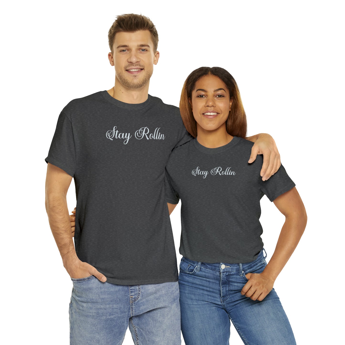 Stay Rollin Unisex Heavy Cotton Tee