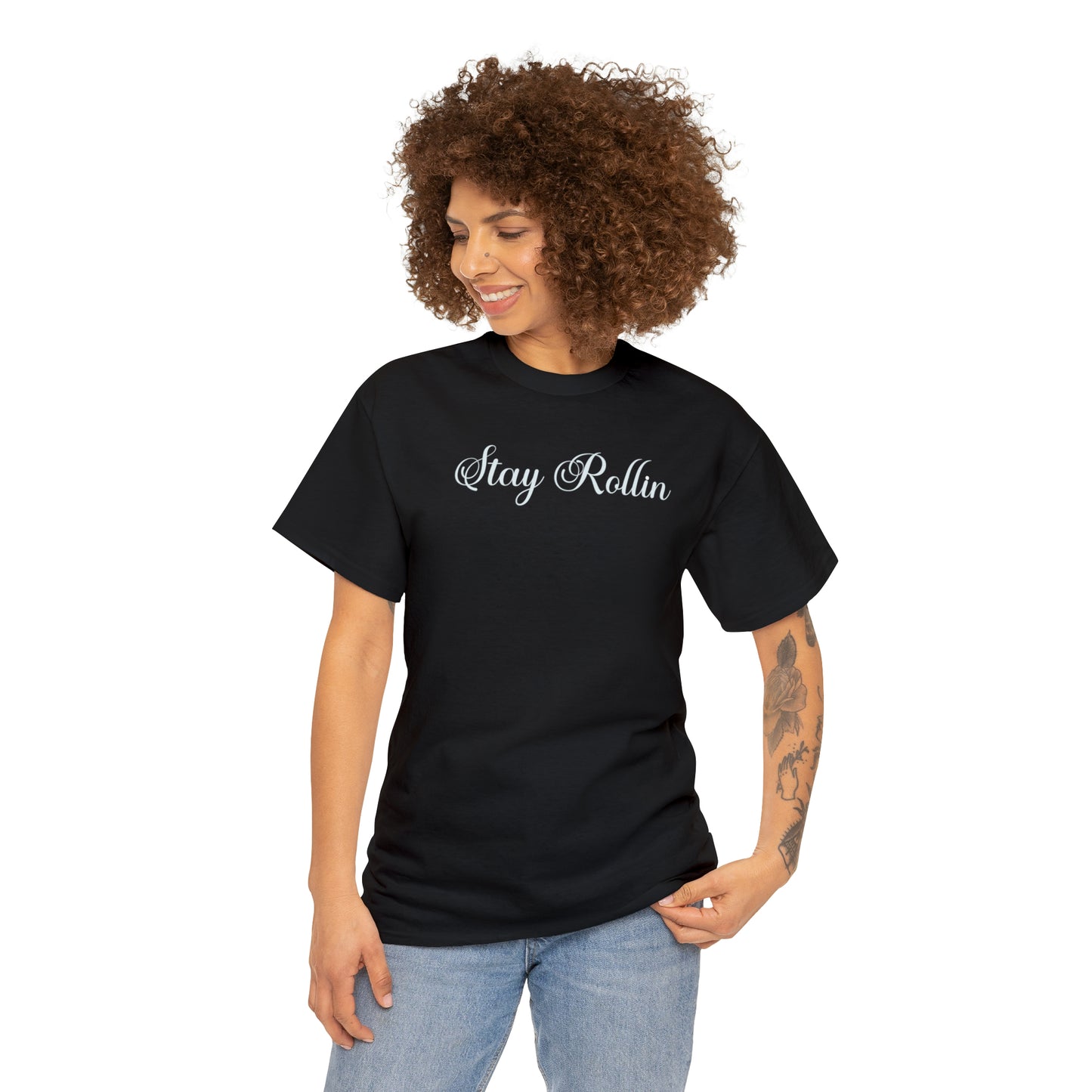 Stay Rollin Unisex Heavy Cotton Tee