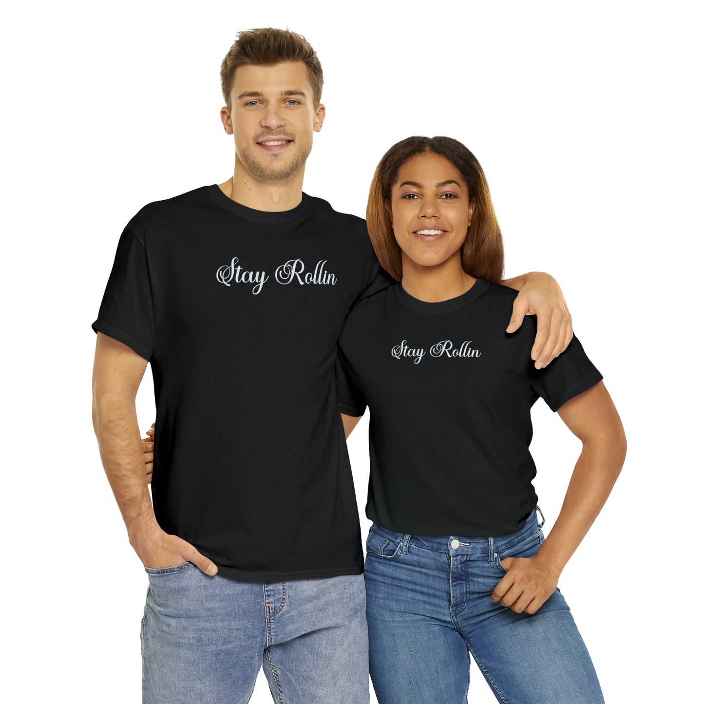 Stay Rollin Unisex Heavy Cotton Tee