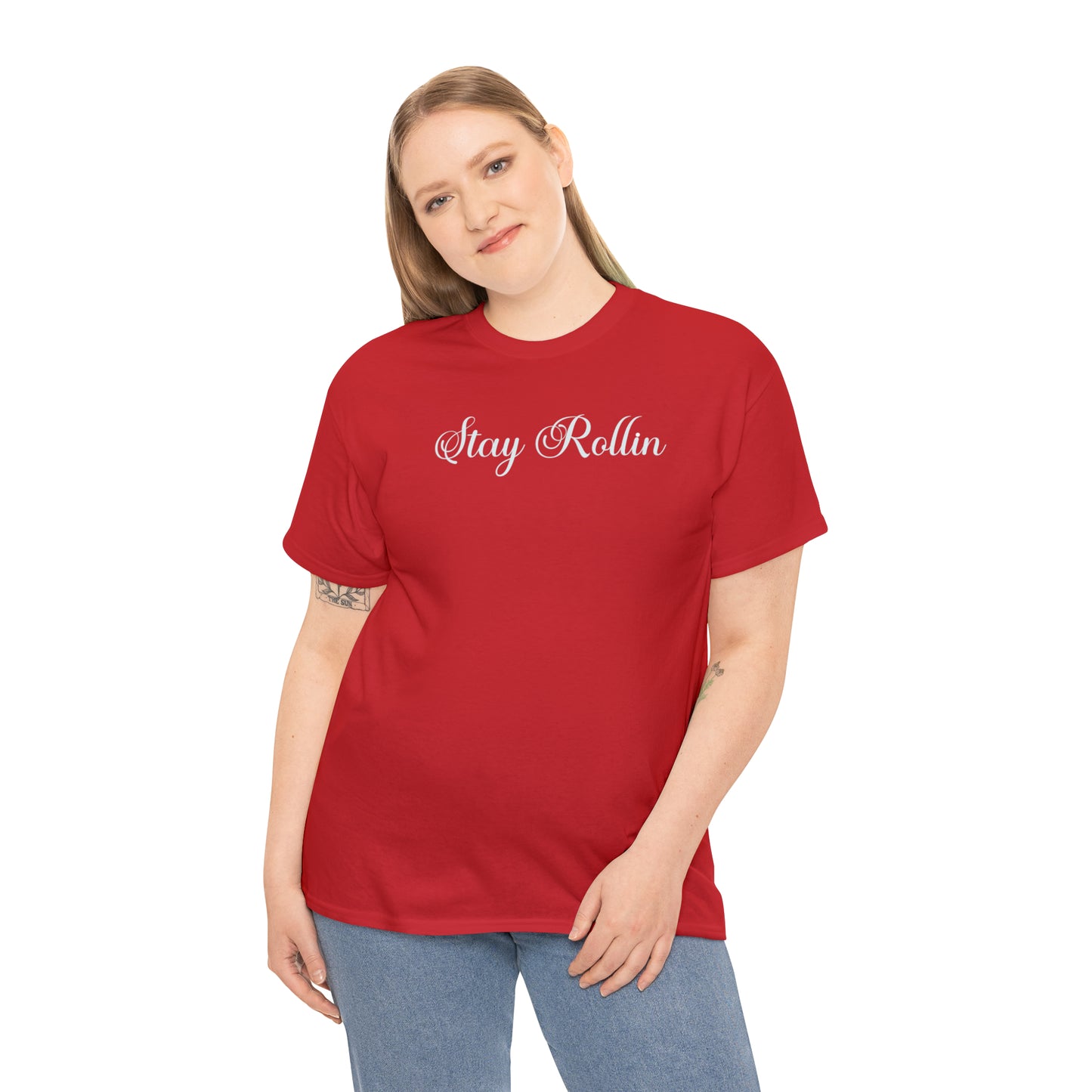 Stay Rollin Unisex Heavy Cotton Tee