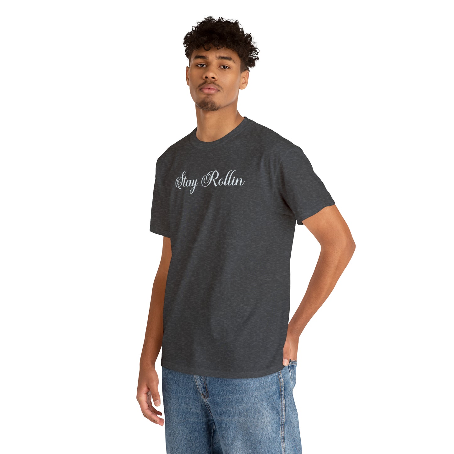 Stay Rollin Unisex Heavy Cotton Tee