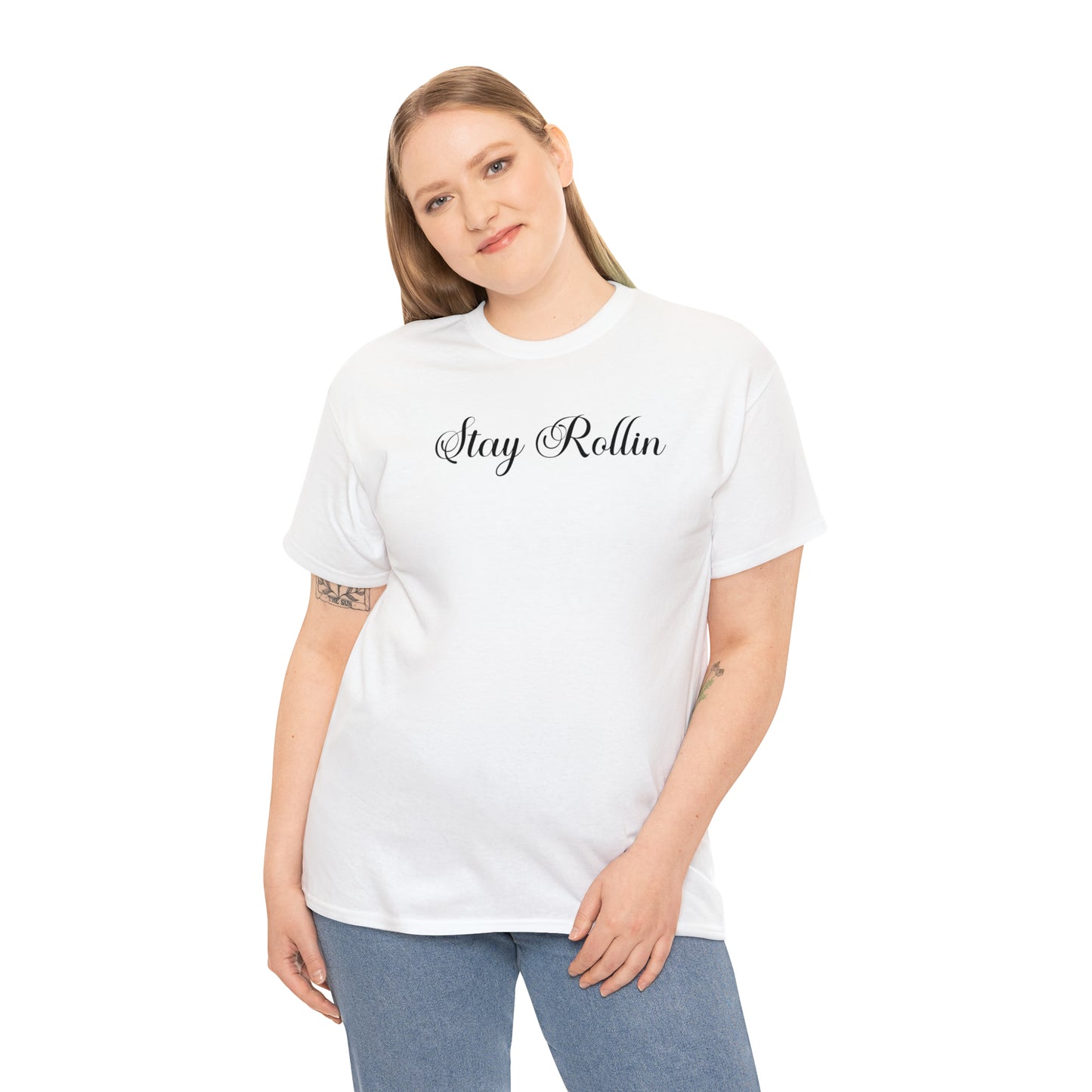 Stay Rollin Unisex Heavy Cotton Tee