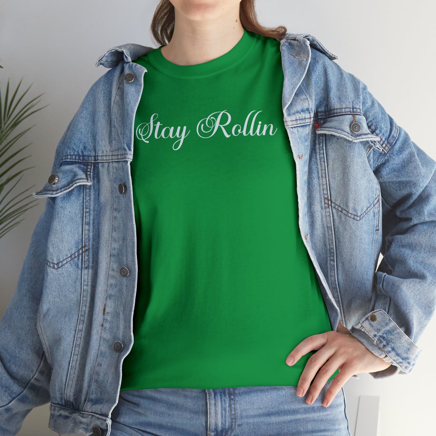 Stay Rollin Unisex Heavy Cotton Tee