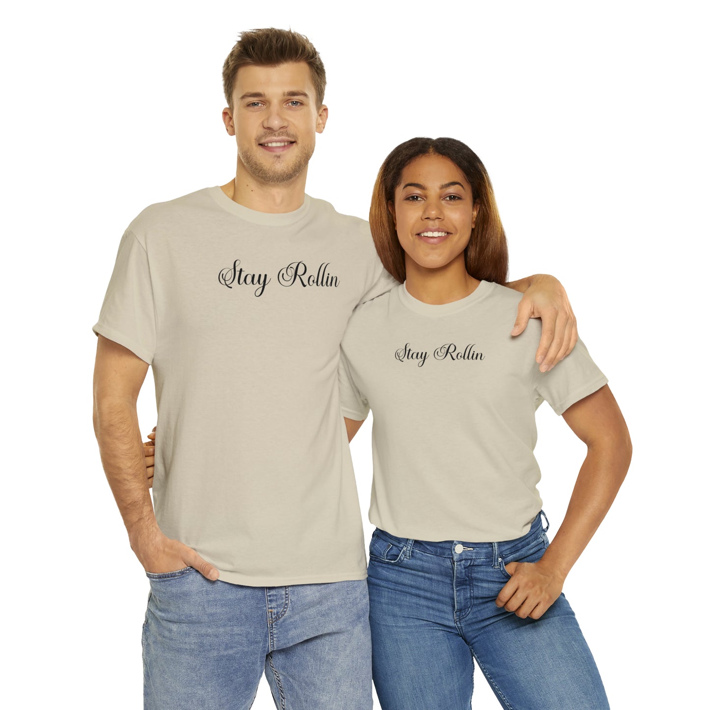 Stay Rollin Unisex Heavy Cotton Tee