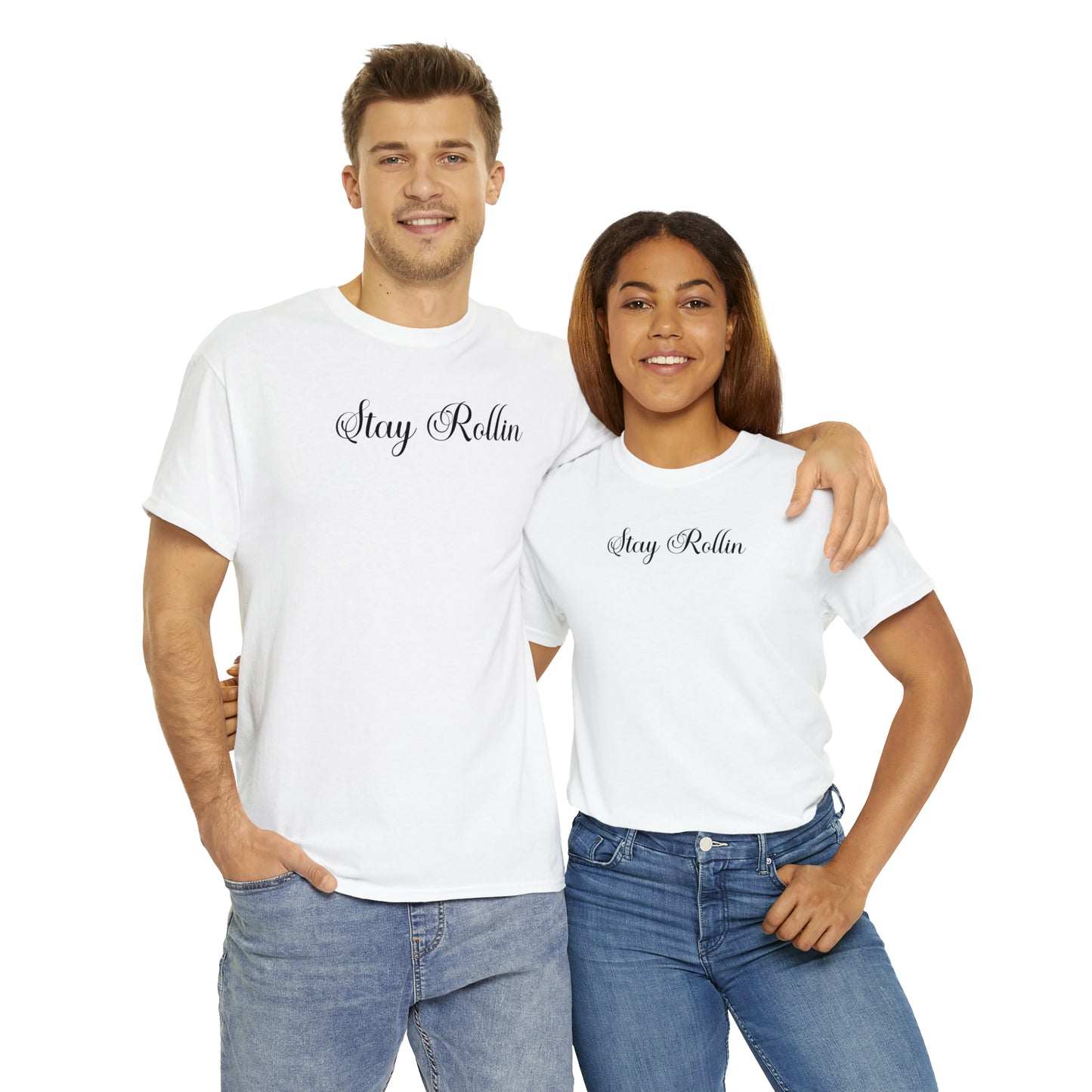 Stay Rollin Unisex Heavy Cotton Tee