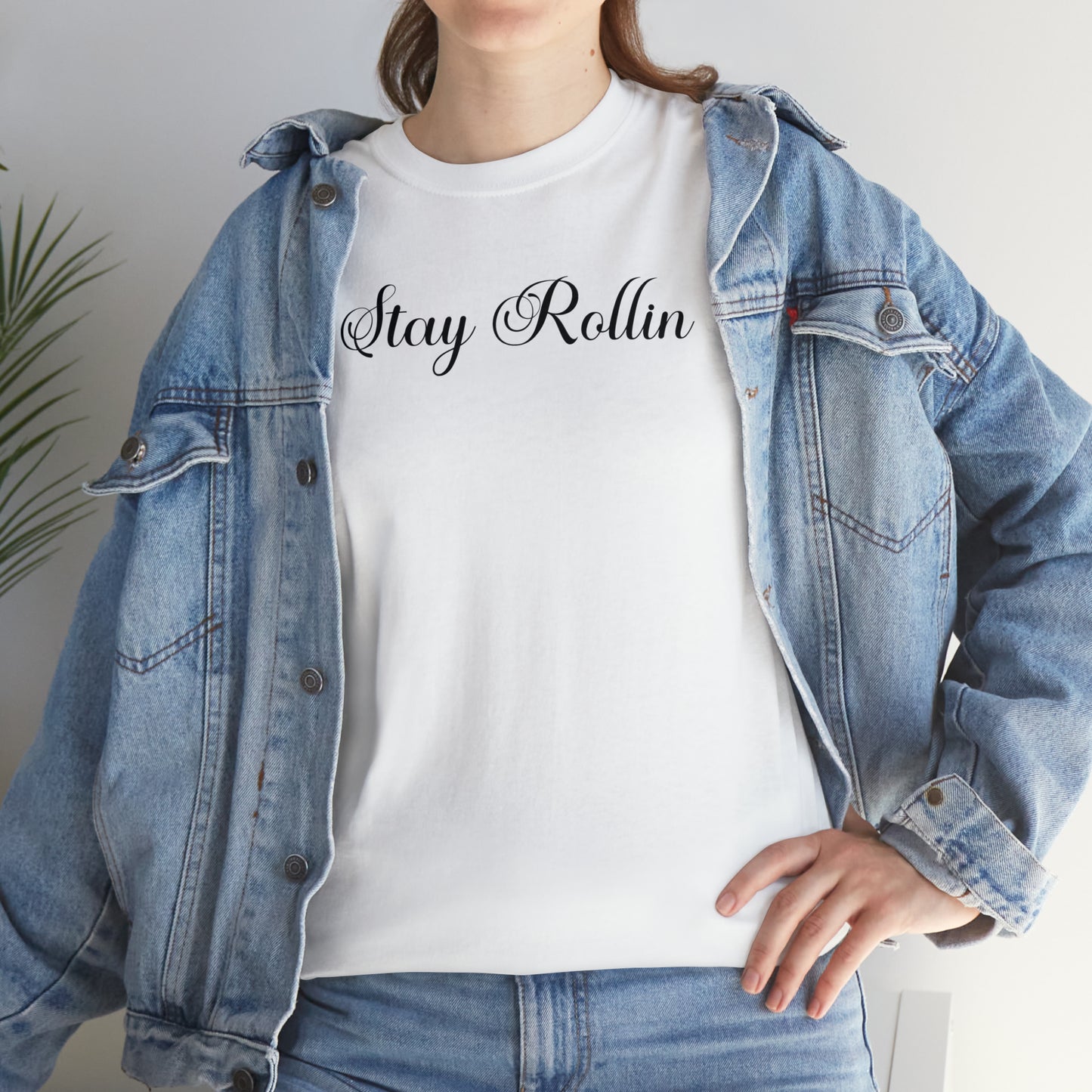 Stay Rollin Unisex Heavy Cotton Tee