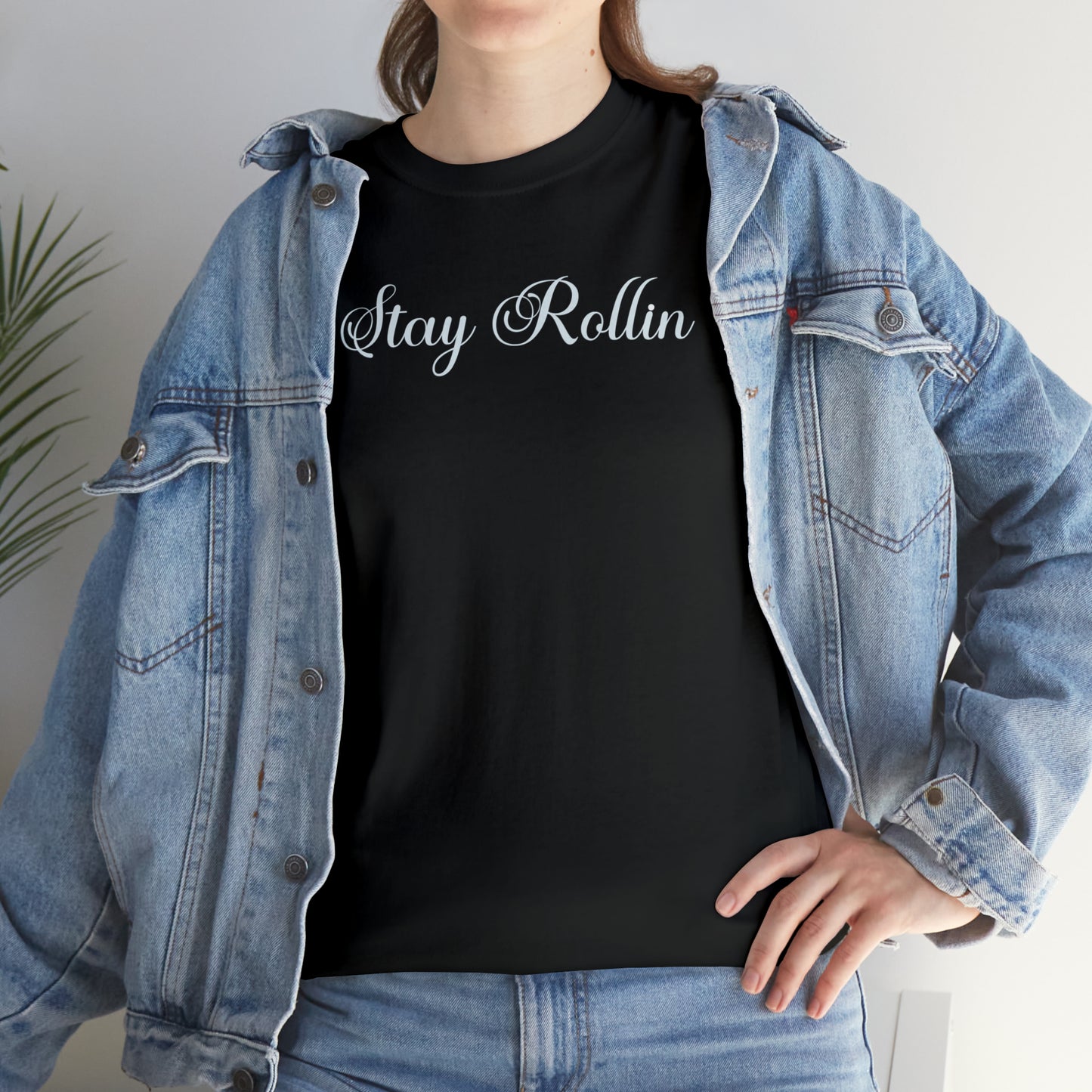 Stay Rollin Unisex Heavy Cotton Tee