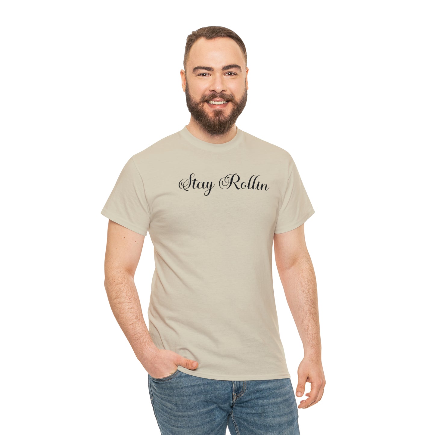 Stay Rollin Unisex Heavy Cotton Tee