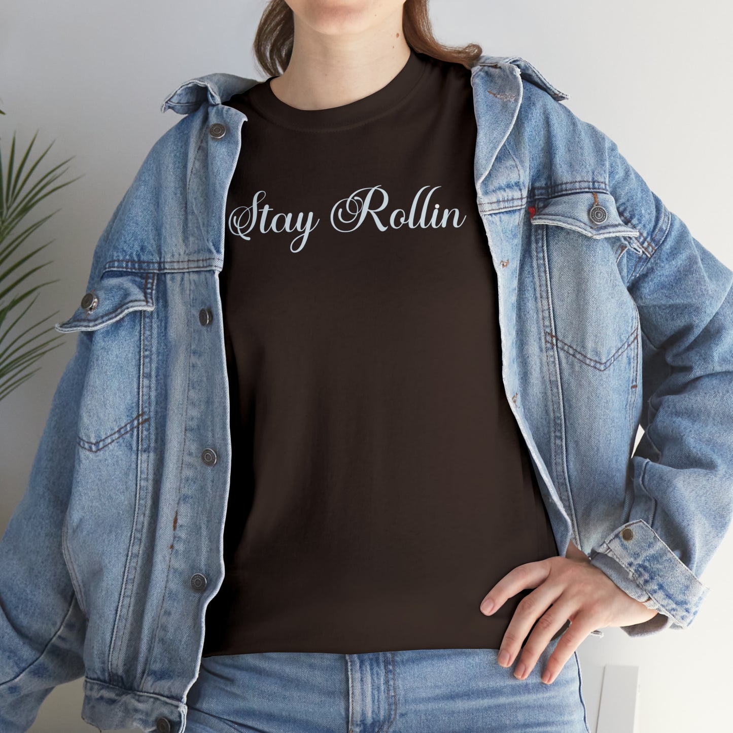 Stay Rollin Unisex Heavy Cotton Tee