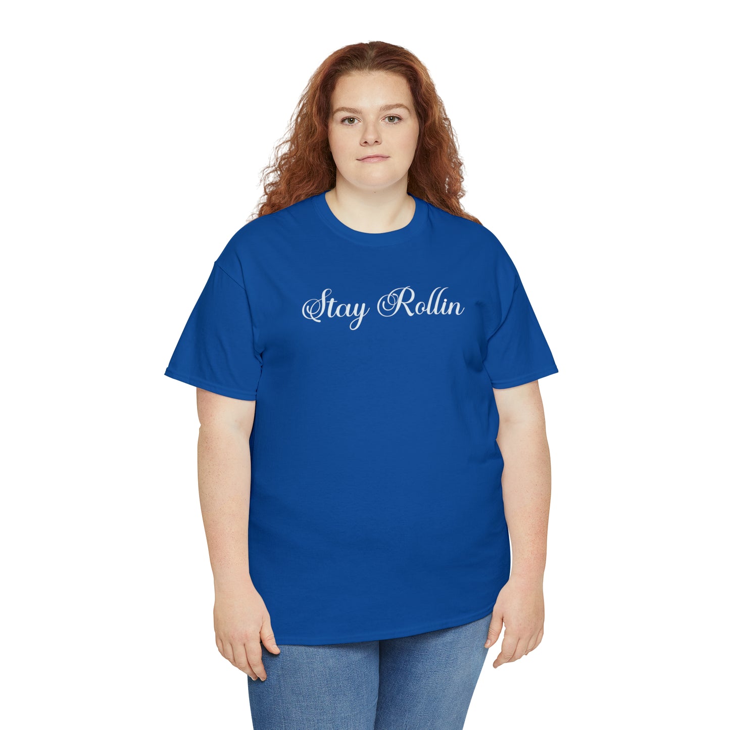 Stay Rollin Unisex Heavy Cotton Tee