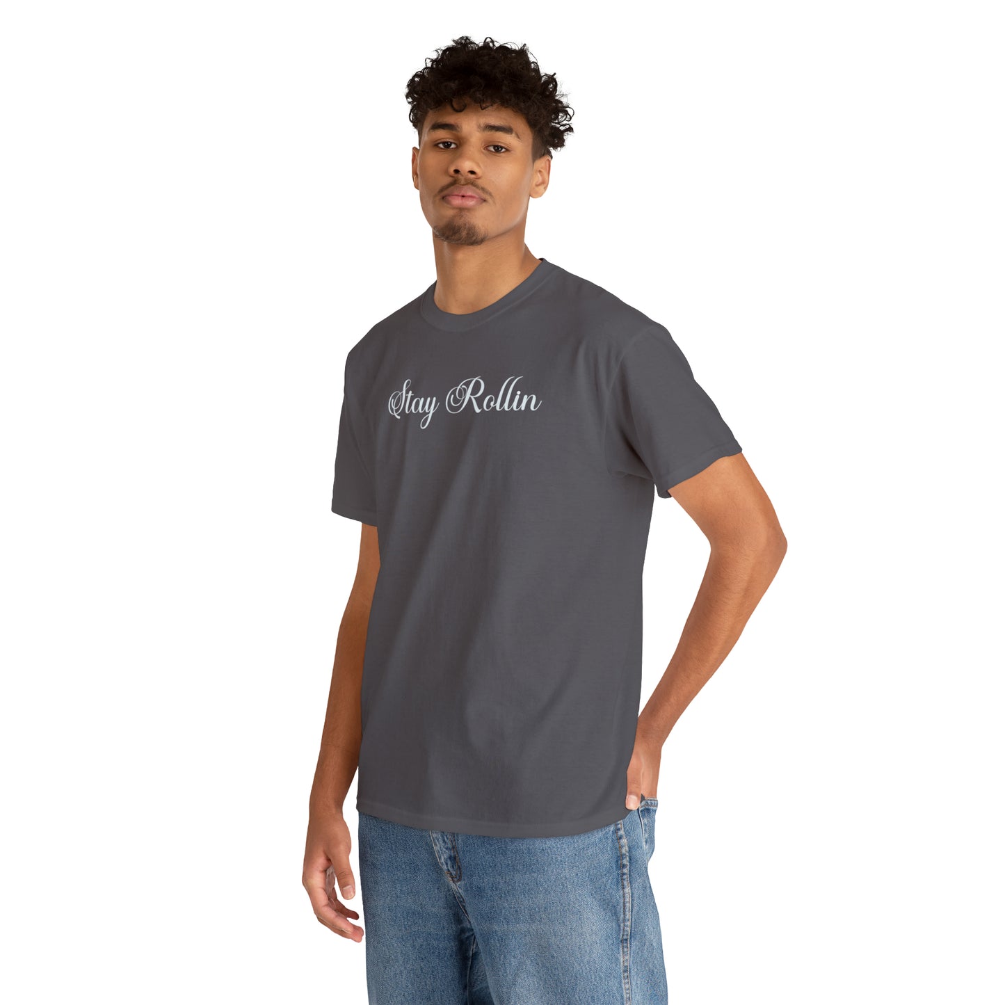 Stay Rollin Unisex Heavy Cotton Tee