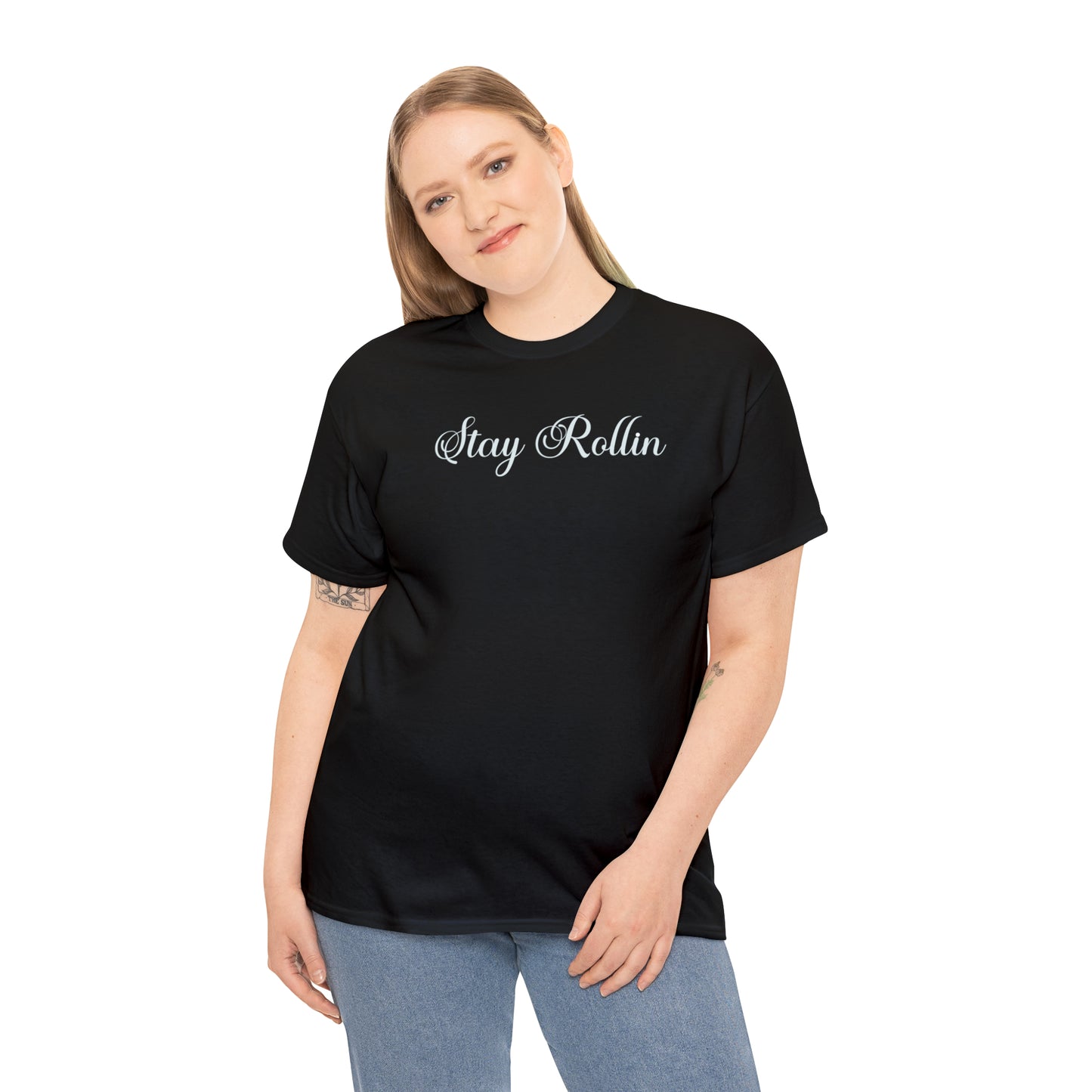 Stay Rollin Unisex Heavy Cotton Tee